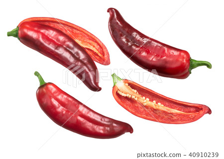Red Hatch chiles whole, halved, top 40910239