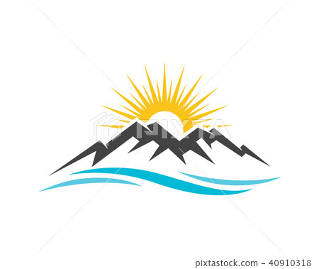 Mountain icon Logo Template 40910318