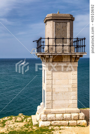 Lighthouse in Rovinj on Adriatic sea in Croatia. Lighthouse in Rovinj on Adriatic sea in Croatia. 40910692