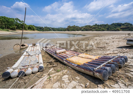台南未開發地區台灣湖夢之湖乾旱乾旱夢之湖幹Kan秀 40911708