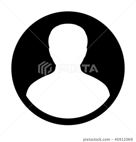 User icon vector male person profile avatar symbol User icon vector male person profile avatar symbol 40912069