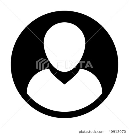 Male icon vector user person profile avatar symbol Male icon vector user person profile avatar symbol 40912070