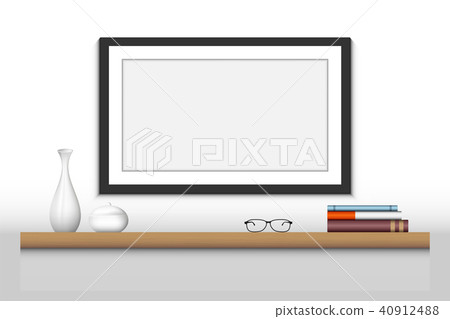 Interior decoration shelf and photo frame Interior decoration shelf and photo frame 40912488
