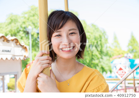 遊樂園人女性 40912750