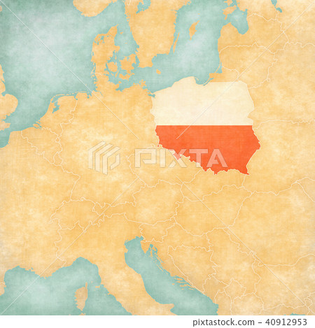 Map of Central Europe - Poland 40912953