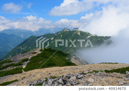 北阿爾卑斯山返回銀座長跑路線奧羅山 北阿爾卑斯山返回銀座長跑路線奧羅山 40914670