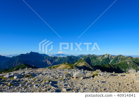 北阿爾卑斯山返回銀座縱向路線Washi-dake·Yushigatake 40914841