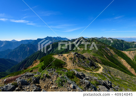 北阿爾卑斯山返回銀座縱向路線Washi-dake·Yushigatake 40914845