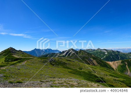 北阿爾卑斯山返回銀座縱向路線Washi-dake·Yushigatake 40914846