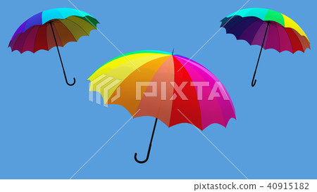 umbrella rotation 3d illustration render umbrella rotation 3d illustration render 40915182