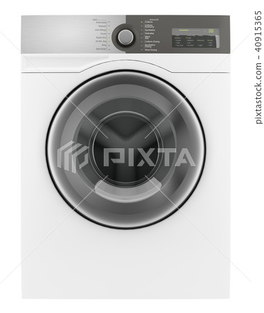 modern washing machine isolated on white modern washing machine isolated on white 40915365