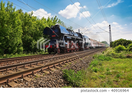 Beautiful old steam train Albatros.Czechia-europe 40916964