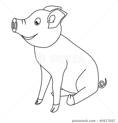 Pig Side View
