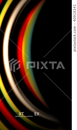 Blur color wave lines abstract background 40918341