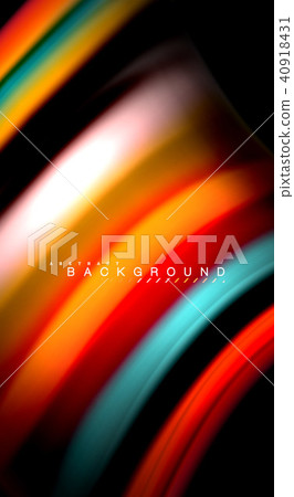 Blur color wave lines abstract background 40918431