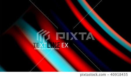 Blur color wave lines abstract background 40918435