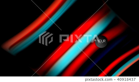 Blur color wave lines abstract background 40918437