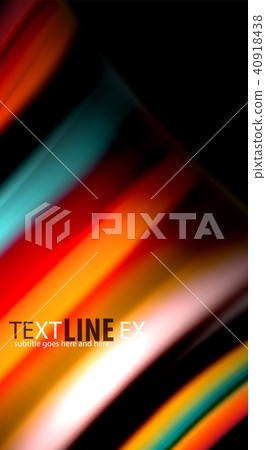 Blur color wave lines abstract background 40918438
