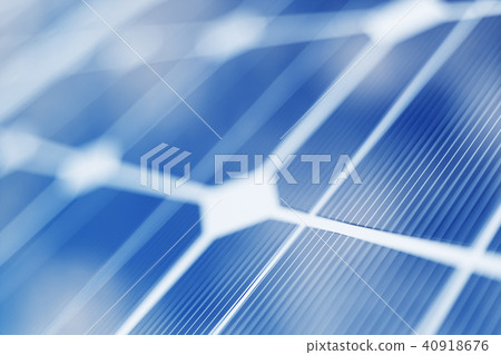 3D rendering solar power generation technology. Alternative energy. Solar battery panel modules with 40918676