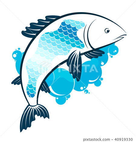 Fish and water bubbles Fish and water bubbles 40919330