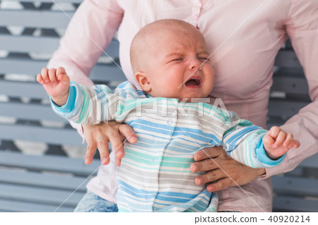 bright portrait of adorable baby boy bright portrait of adorable baby boy 40920214