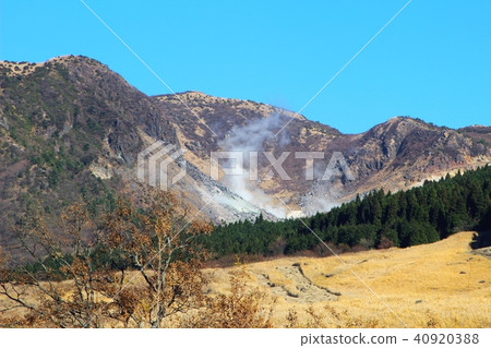 The steaming water of Gaya Dake volcano The steaming water of Gaya Dake volcano 40920388