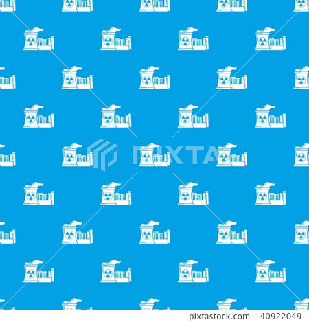 Atomic reactor pattern vector seamless blue Atomic reactor pattern vector seamless blue 40922049