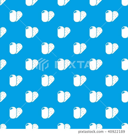 Soap pattern vector seamless blue Soap pattern vector seamless blue 40922189