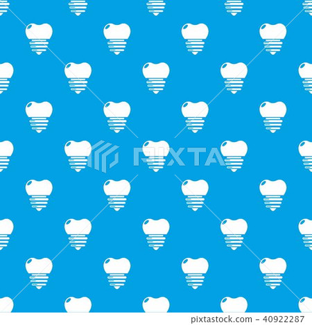 Dental implant pattern vector seamless blue - Stock Illustration ...