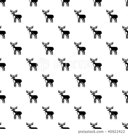 Elk pattern vector seamless Elk pattern vector seamless 40922422