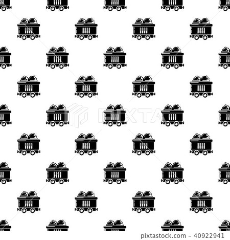 Coal car pattern vector seamless - Stock Illustration [40922941] - PIXTA