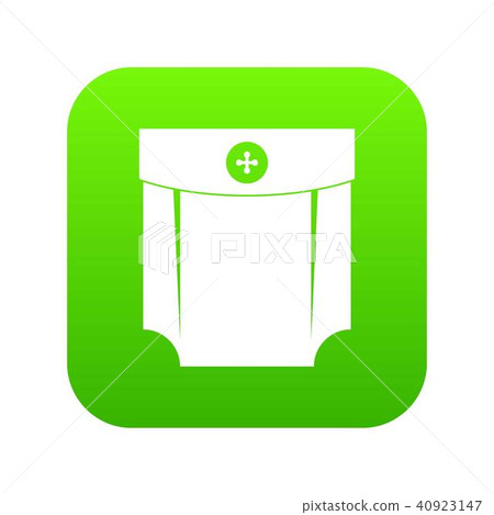 Pocket design icon digital green Pocket design icon digital green 40923147