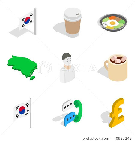 General health icons set, isometric style General health icons set, isometric style 40923242