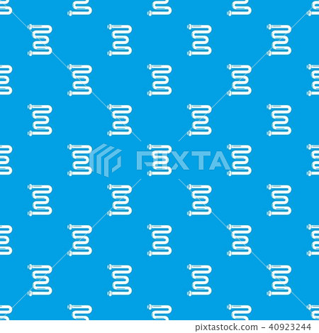 Coil battery pattern vector seamless blue Coil battery pattern vector seamless blue 40923244