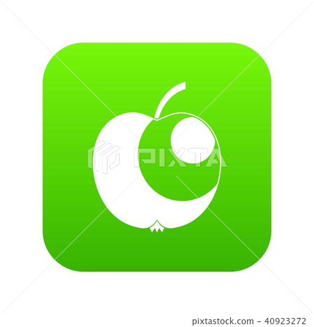 Apple icon digital green 40923272