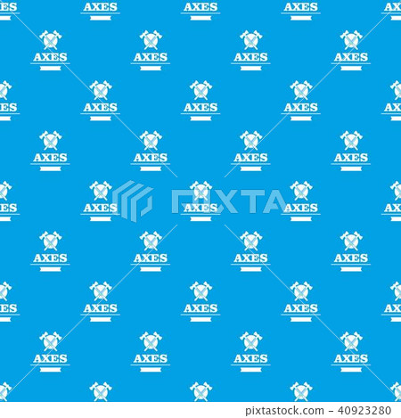 Military axe pattern vector seamless blue Military axe pattern vector seamless blue 40923280