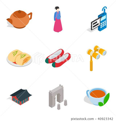 General improvement icons set, isometric style 40923342