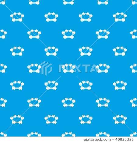 Molecule medical pattern vector seamless blue - Stock Illustration ...