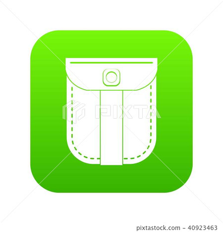 Fashion jeans pocket icon digital green Fashion jeans pocket icon digital green 40923463