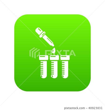 Refilling cartridges icon green vector Refilling cartridges icon green vector 40923831