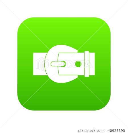 Buckle icon digital green 40923890
