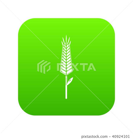 Pouring wheat icon green vector Pouring wheat icon green vector 40924101