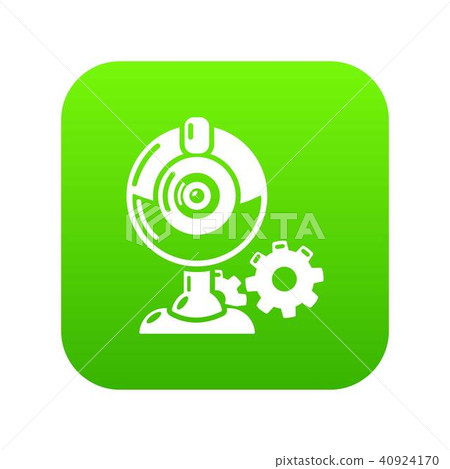 Fan repair icon green vector - Stock Illustration [40924170] - PIXTA
