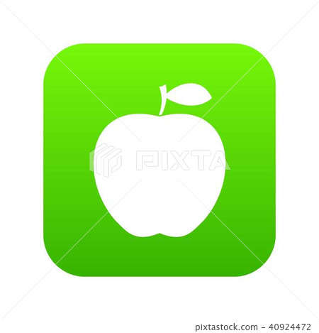 Apple icon digital green 40924472