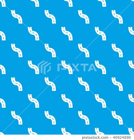 Left turn pattern vector seamless blue Left turn pattern vector seamless blue 40924890