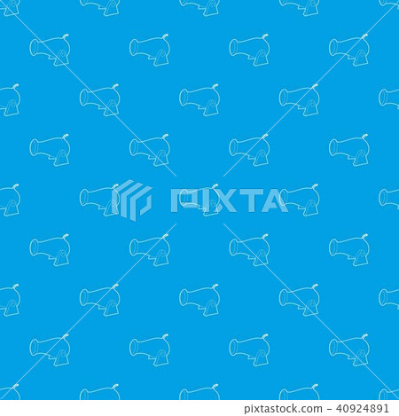 Cannon pattern vector seamless blue 40924891
