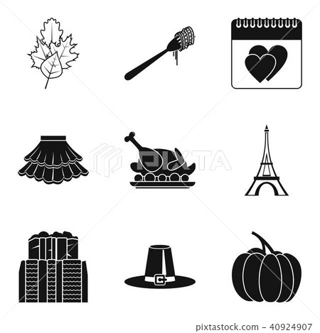 Bottle icons set, simple style 40924907