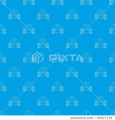 Smart robot pattern vector seamless blue - Stock Illustration [40925156 ...