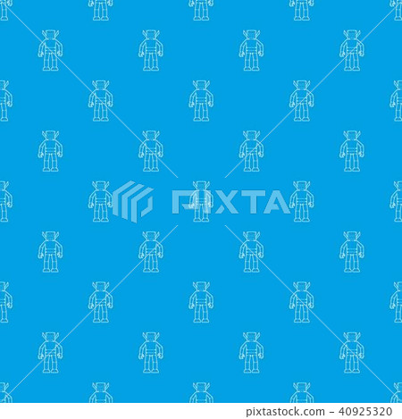 Humanoid robot pattern vector seamless blue - Stock Illustration ...