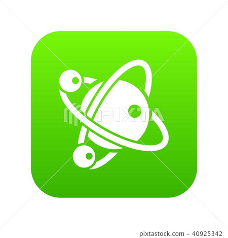 Molecule dna icon green vector Molecule dna icon green vector 40925342